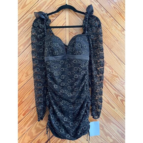 For Love & Lemons Free People Lace Mini Dress - Picture 12 of 16